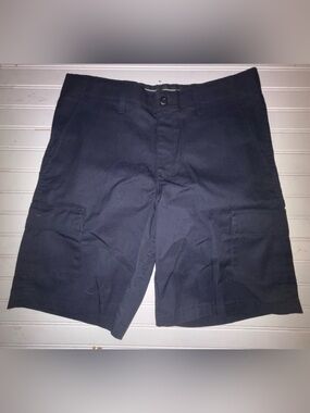 Dark Navy Men’s Cargo Shorts with Utility Pockets